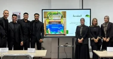 طلاب زراعة جامعة قناة السويس يبتكرون أول نظام “أكوابونيك” ديكوري مستدام
