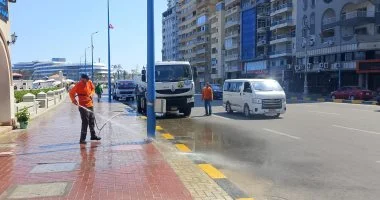 محافظ الإسكندرية يوجه بتكثيف أعمال النظافة ورفع المخلفات خلال إجازة عيد الأضحى