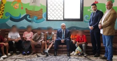 محافظ الإسماعيلية يتفقد دار الرحمة لرعاية البنين ومستشفى الحميات