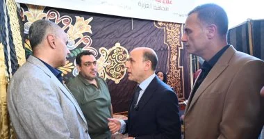 محافظ الغربية يتفقد القافلة الطبية المجانية بمدينة سمنود