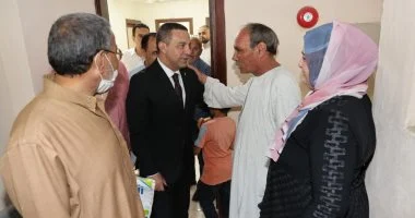 محافظ المنوفية يتفقد لجنة القلب بالتأمين الصحي للتأكد من جودة الخدمات الطبية