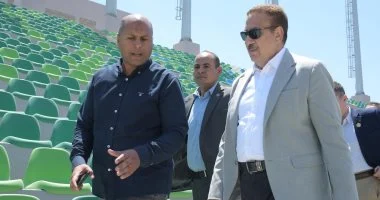 محافظ بورسعيد يعلن صرف 100 مليون جنيه لدعم استكمال مشروع استاد النادى المصرى
