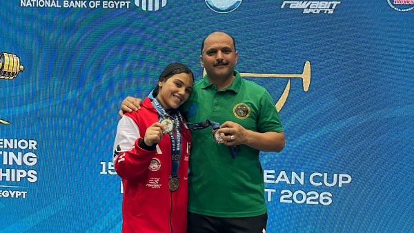 ميرنا طنطاوي تحصد 3 ميداليات في بطولة إفريقيا لرفع الأثقال للكبار