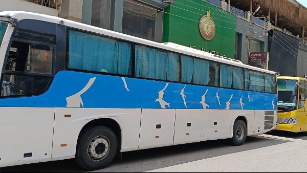 نهائي الكونفدرالية.. تحرك أتوبيسات نادي جمهورية شبين لمساندة الزمالك| صور