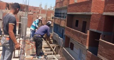 إزالات فورية لعدد من المتغيرات المكانية والبناء المخالف فى المنوفية