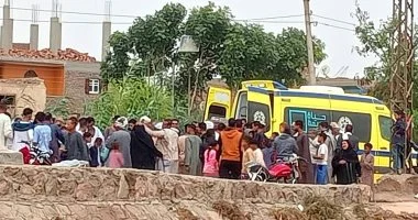 إصابة عروسين و2 آخرين إثر حادث تصادم سيارتين خلال زفة فى الغربية