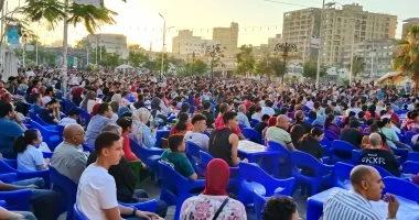 احتشاد جماهير البحيرة لمشاهدة مباراة مصر وإيران فى كأس العالم