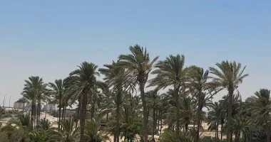 ارتفاع طفيف فى درجات الحرارة واستقرار الأحوال الجوية بمدن شمال سيناء