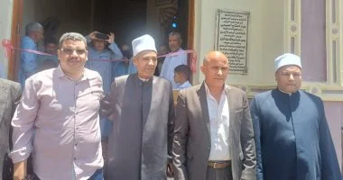 افتتاح مسجد الرحمن ببنى سويف بعد إحلاله وتجديده ضمن خطة وزارة الأوقاف