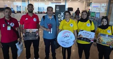 الإسماعيلية تستقبل الوفود المشاركة ببطولة ألعاب القوى تحت 23 و16 سنة