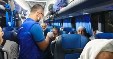 الحجر الصحي  بجنوب سيناء يتابع عودة الحجاج المصريين عبر ميناء نويبع