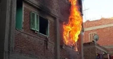 السيطرة على حريق داخل منزل من 3 طوابق بعزبة عاشور بالفيوم دون إصابات