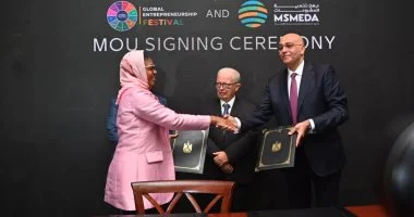 المهرجان العالمي لريادة الأعمال يوقع اتفاقية شراكة مع جهاز تنمية المشروعات