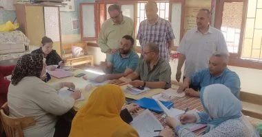 انتظام العمل بمقر تظلمات الشهادة الإعدادية بمحافظة بنى سويف