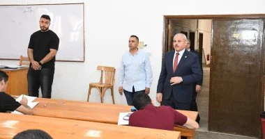 انتظام امتحانات كلية الهندسة بجامعة قناة السويس.. حضور 385 طالبا داخل 17 لجنة