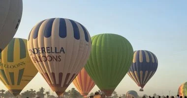 بدء تطبيق قرار وقف رحلات البالون الطائر فى الأقصر 3 أشهر