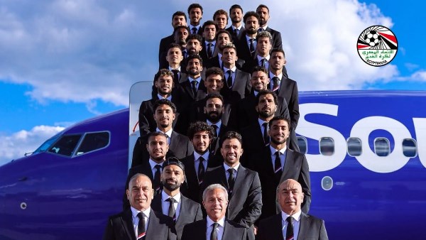 بعثة منتخب مصر تغادر سبوكين إلى كندا لمواجهة نيوزيلندا بكأس العالم