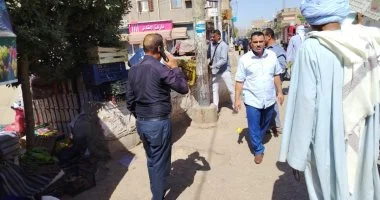 تحرير 42 محضر إشغال وضبط 7 حالات غير مرخصة في حملات مكثفة بمركز قفط في قنا