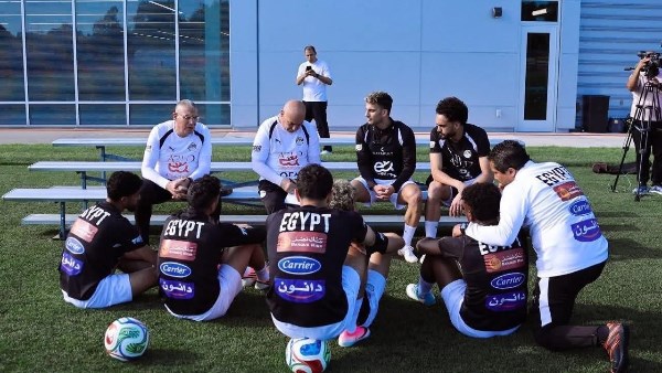 تدريبات منتخب مصر استعدادا لمباراة البرازيل.. صور