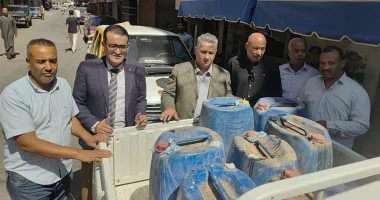 تموين الأقصر تضبط طن ونصف منظفات منتهية الصلاحية بالأسواق
