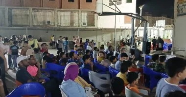 توافد جماهير الاسكندرية لمراكز الشباب لمشاهدة مباراة منتخب مصر وبلجيكا