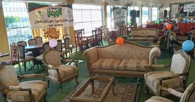 توزيع أثاث منزلى وأجهزة كهربائية على 120 أسرة بمركز مطوبس
