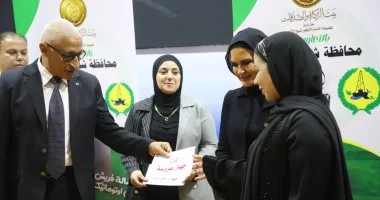 توزيع أجهزة عرائس وكراسي متحركة ومساعدات لدعم الأسر الأولى بالرعاية فى شمال سيناء