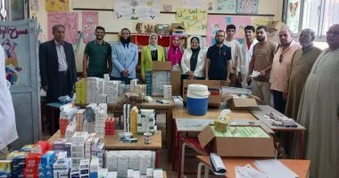 جامعة الزقازيق تطلق قافلة طبية بقرية كفر عطا الله سلامة تخدم 2100 مستفيد