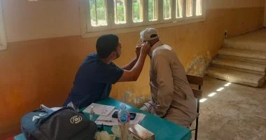 جامعة قناة السويس تنظم قافلة شاملة بقرية فنارة بالإسماعيلية