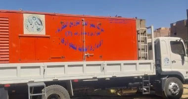 حريق محول كهرباء محطة مياه إدفو بأسوان.. والشركة توفر البديل للتشغيل