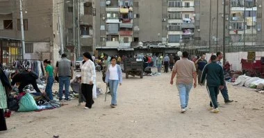 حملة مكبرة لنقل سوق الحمام وباعة الخردة والباعة الجائلين بحي غرب المنصورة
