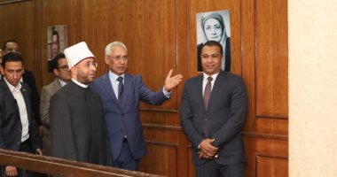 رئيس جامعة المنيا يستقبل وزير الأوقاف لبحث التعاون فى تدريب وتأهيل الدعاة