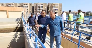 رئيس مياه الشرب بالغربية يتفقد عددا من المحطات بفرع الشركة بكفر الزيات