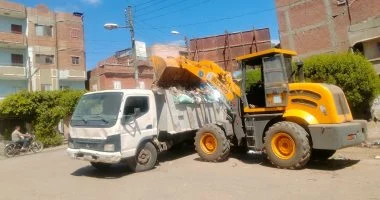 رفع 2035 طن من القمامة وتحرير 123محضراً تموينياً متنوعاً بكفر الشيخ