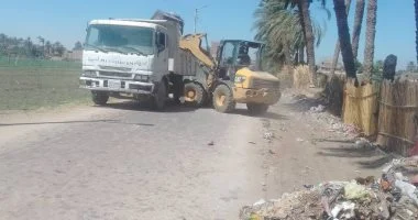 رفع 90 طنًا من المخلفات والتراكمات بقرى مركز أبنوب بمحافظة أسيوط