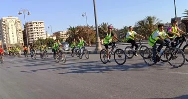 رياضة بني سويف تُعزّز “لياقة المصريين بماراثون للدراجات على كورنيش النيل