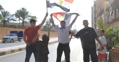 شمال سيناء تحتفل بتأهل مصر لدور الـ32 بكأس العالم.. فرحة عارمة تجتاح شوارع العريش