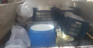 ضبط 2 طن ألبان فاسدة و6 آلاف عبوة جبن منتهية الصلاحية فى حملة بالمنيا