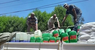 ضبط أسمدة مجهولة المصدر فى حملة مكبرة بالمنوفية