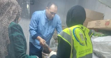 ضبط ربع طن لحوم ودجاج غير صالحة للاستهلاك الآدمى بحى شرق سوهاج