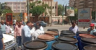 ضبط سيارة محملة بزيوت غير صالحة للاستهلاك الآدمى بالمنيا