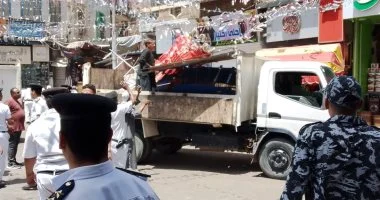 ضبط وتحرير 530 محضر إشغال وحالة تعدي في حملة مكبرة بمدينة قنا