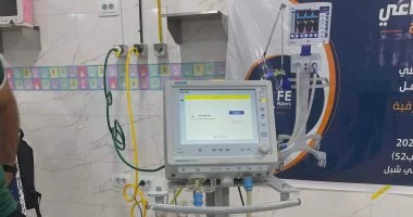 طلاب هندسة الزقازيق يدعمون حضانات منيا القمح بجهاز تنفس صناعى