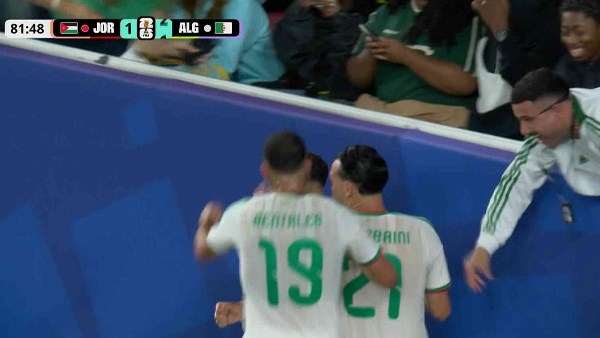 كأس العالم 2026.. هدف قاتل للجزائر أمام الأردن عن طريق أيمن جويري
