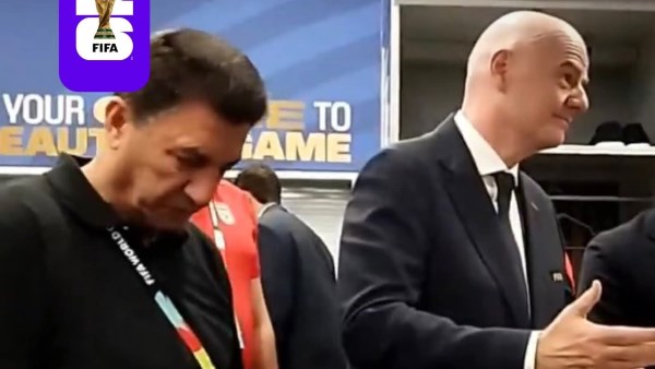 كواليس زيارة إنفانتينو لمنتخب إيران بعد التعادل مع نيوزيلندا في كأس العالم