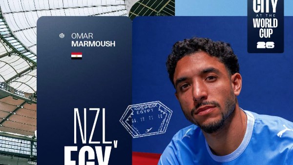 مانشستر سيتي يدعم عمر مرموش قبل مواجهة مصر ونيوزيلندا في كأس العالم