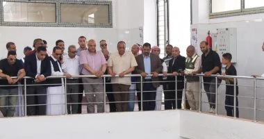 محافظ الإسكندرية يتفقد مشروع محطة رافع مياه “حياة كريمة” فى برج العرب