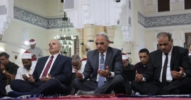 محافظ الإسماعيلية يشهد احتفالات العام الهجري الجديد بمسجد أبو بكر الصديق