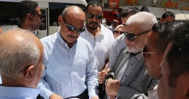 محافظ السويس يطلق أعمال تطوير وتوسعة مسجد الشهداء التاريخي