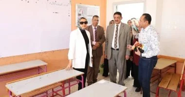 محافظ الوادي الجديد تتفقد جاهزية لجان الثانوية العامة واستراحات المراقبين